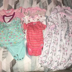 Baby girl 9 piece bundle